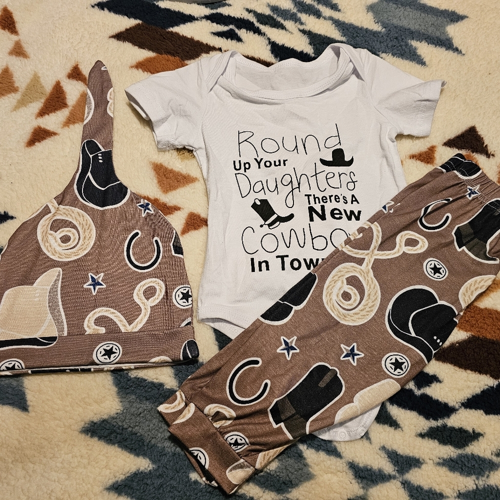 Lot Of 2 Western/Cowboy Themed Outfits